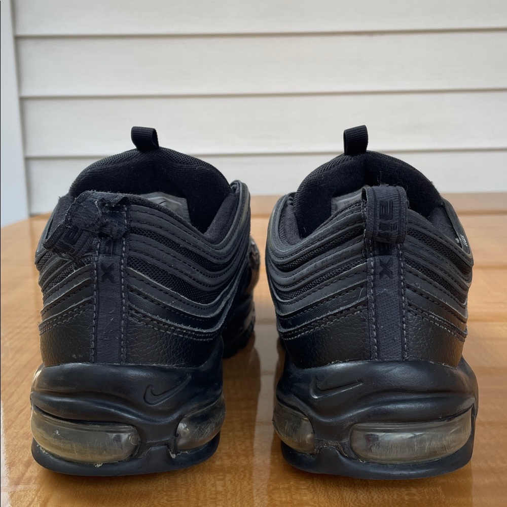 Nike Air Max 97 Black Anthracite Terry Cloth Men's Sneakers Shoes Size 10 - Picture 4 of 11